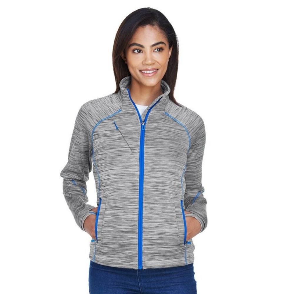 Ash City North End 78697 - Flux Ladies' Melange Bonded Fleece Jackets Size XL